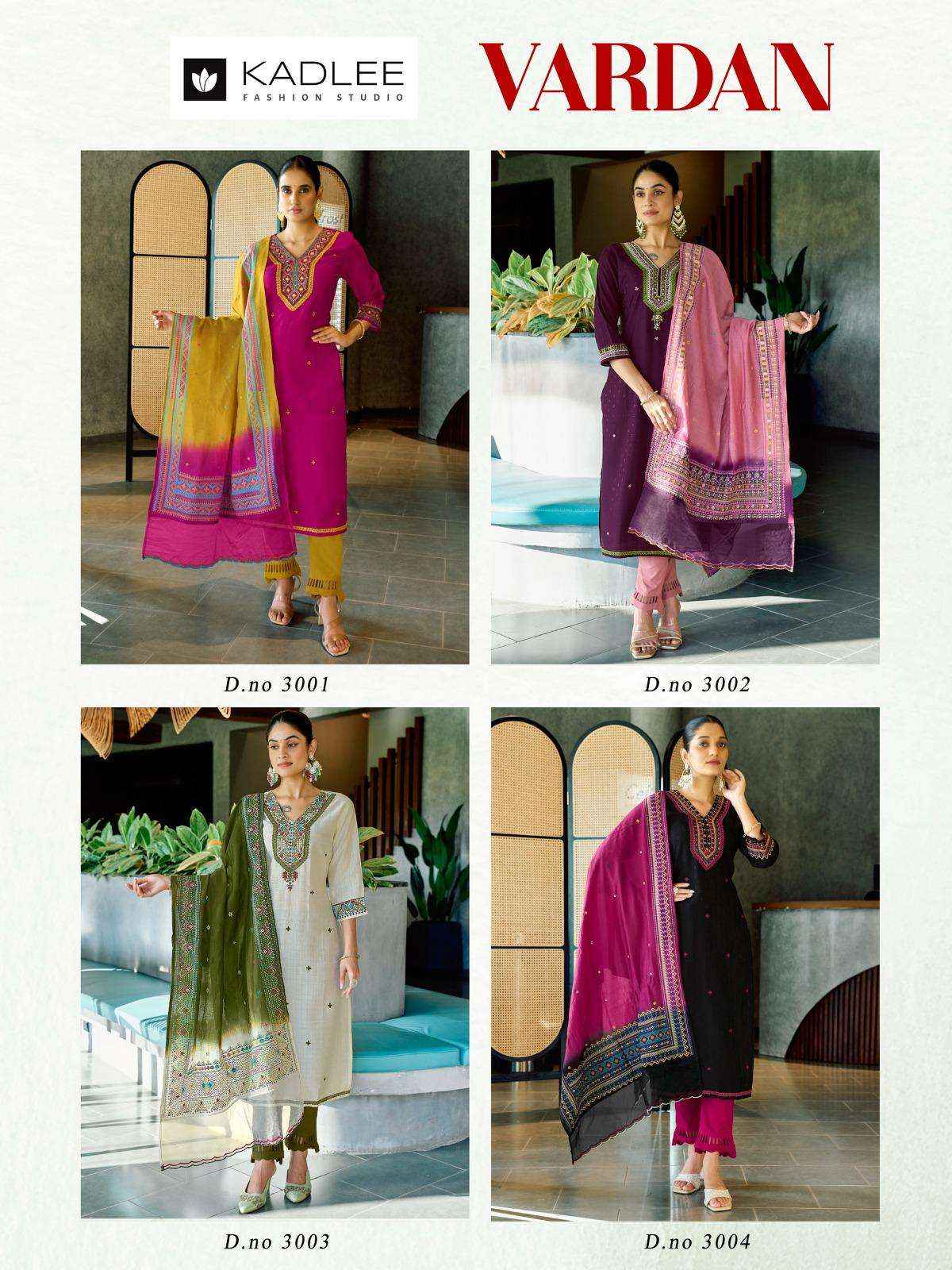 Kadlee Vardan Viscose Kurti Combo 4 pcs Catalogue