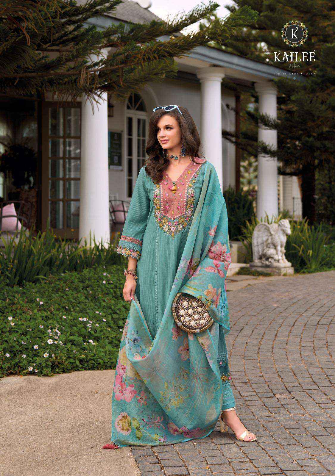 Kailee Fashion Begum Vol 7 Cotton Kurti Combo 5 pcs Catalogue