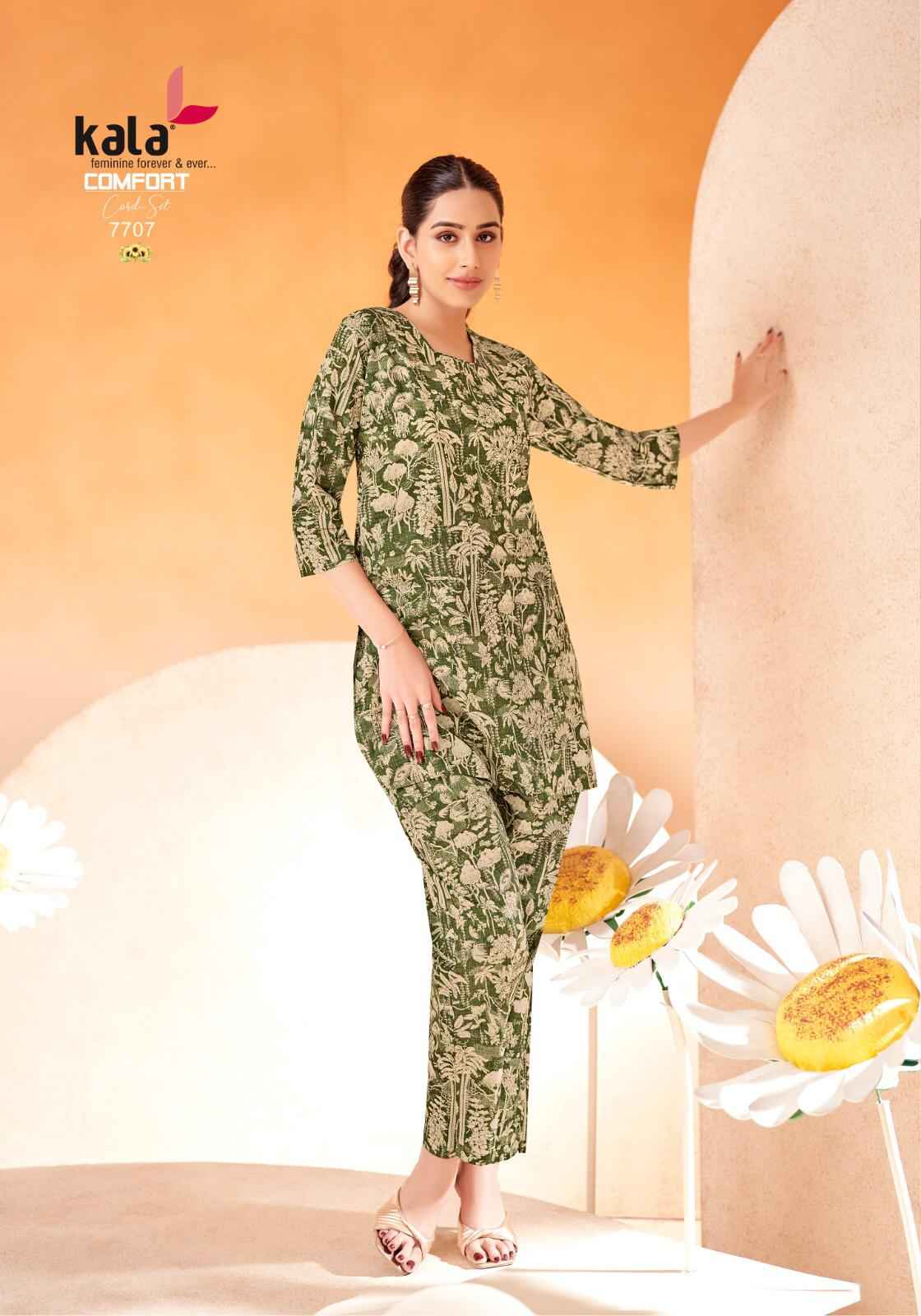 Kala Comfort Vol 2 Cotton Co Ord Set 12 pcs Catalogue