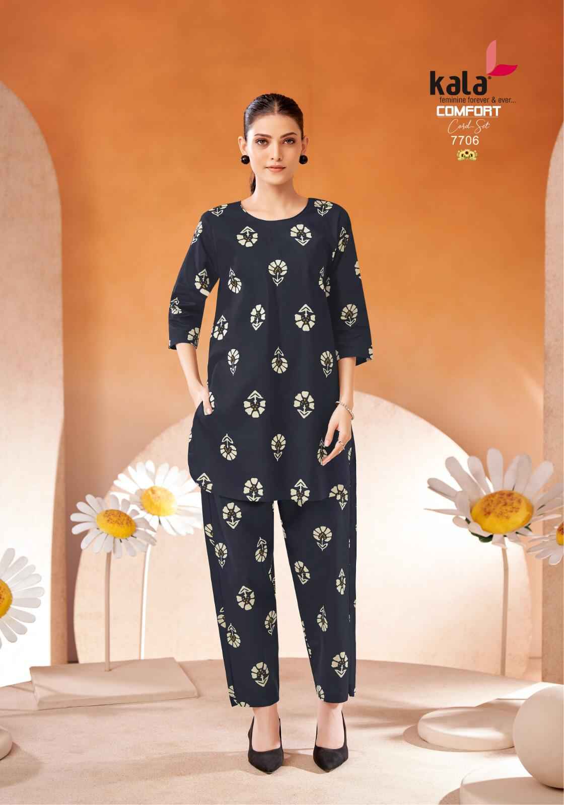 Kala Comfort Vol 2 Cotton Co Ord Set 12 pcs Catalogue