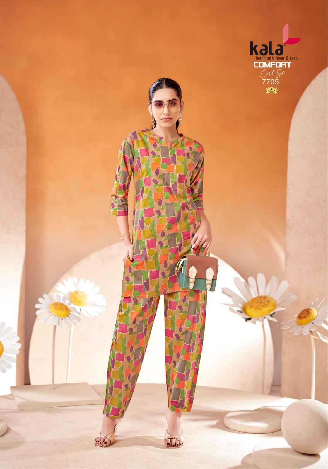 Kala Comfort Vol 2 Cotton Co Ord Set 12 pcs Catalogue