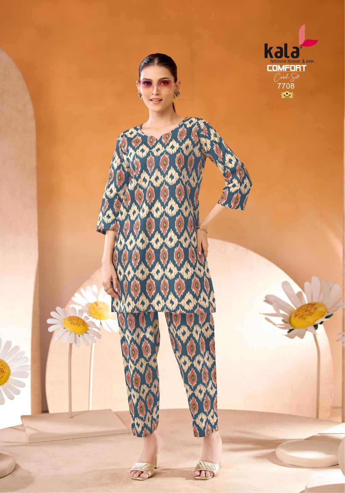 Kala Comfort Vol 2 Cotton Co Ord Set 12 pcs Catalogue