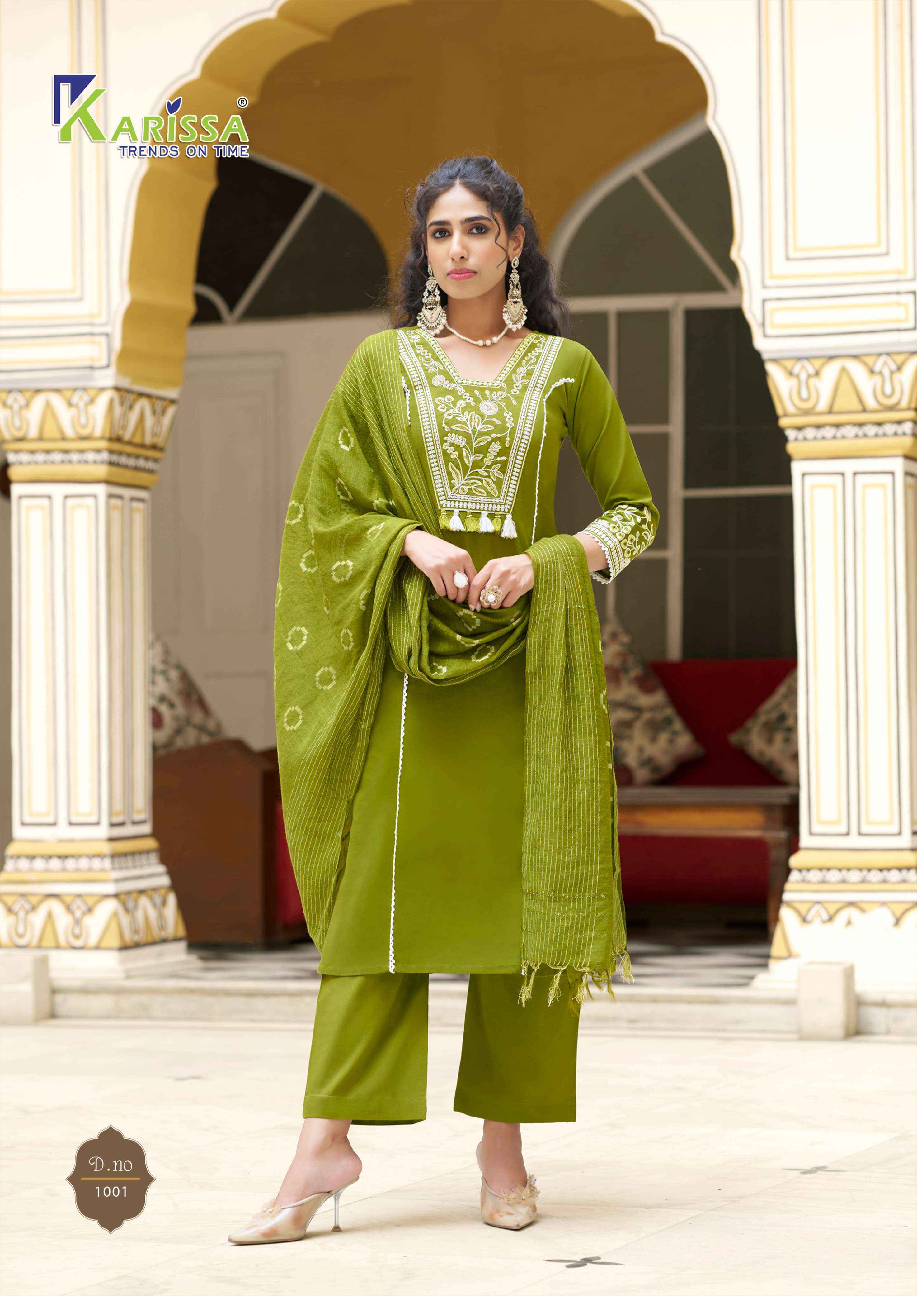 Karissa Vaani Linen Cotton Kurti Combo 4 pcs Catalogue
