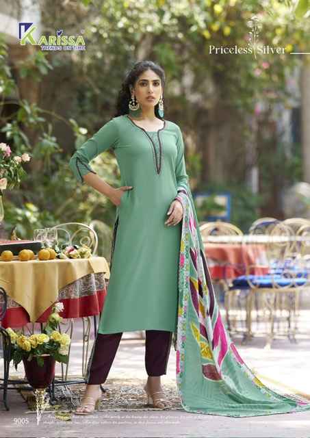 Karissa Vidisha Vol 9 Rayon Kurti Combo 6 pcs Catalogue