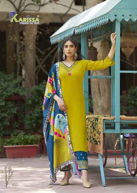 Karissa Vidisha Vol 9 Rayon Kurti Combo 6 pcs Catalogue