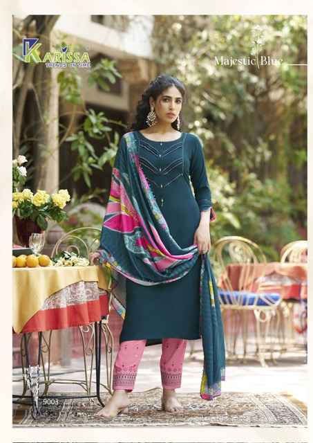 Karissa Vidisha Vol 9 Rayon Kurti Combo 6 pcs Catalogue
