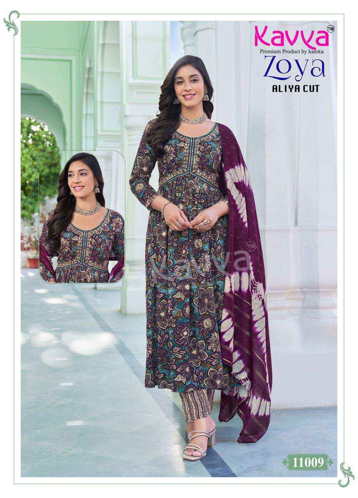 Kavya Zoya Vol 11 Rayon Kurti Combo 10 pcs Catalogue