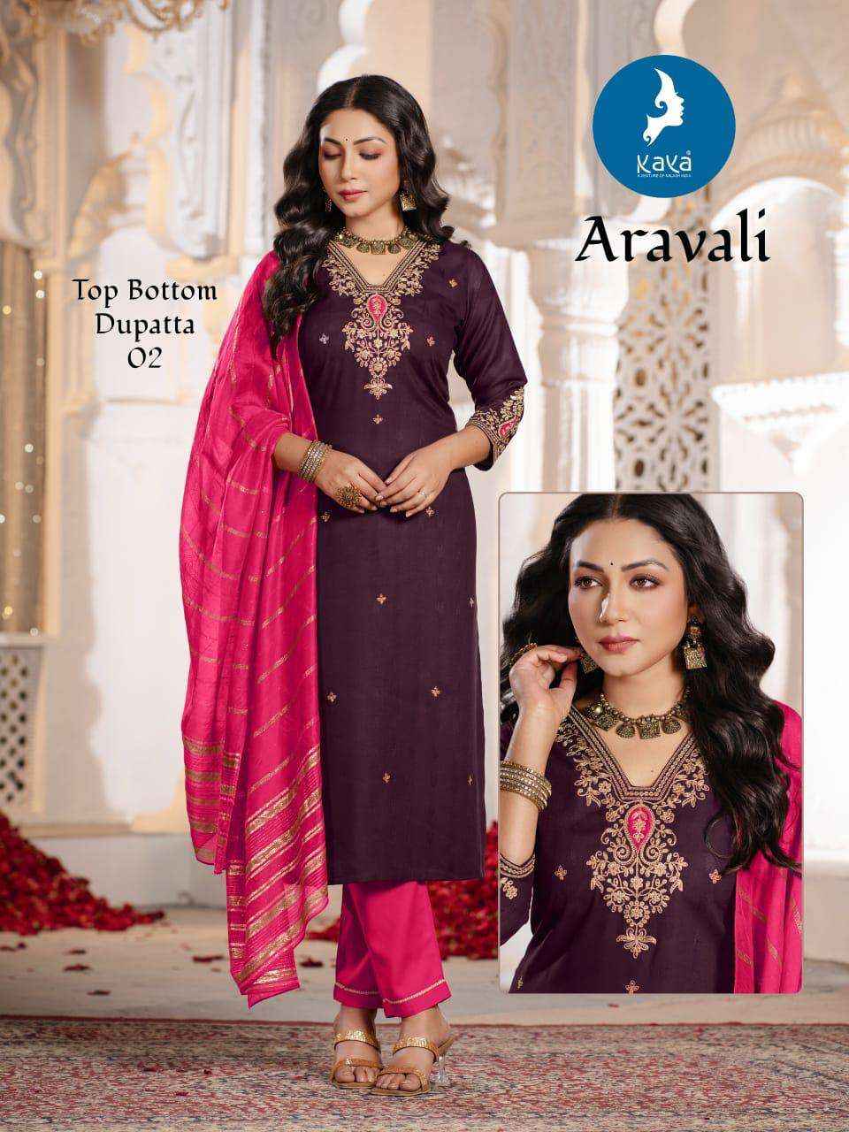 Kaya Aravali Rayon Kurti Combo 6 pcs Catalogue