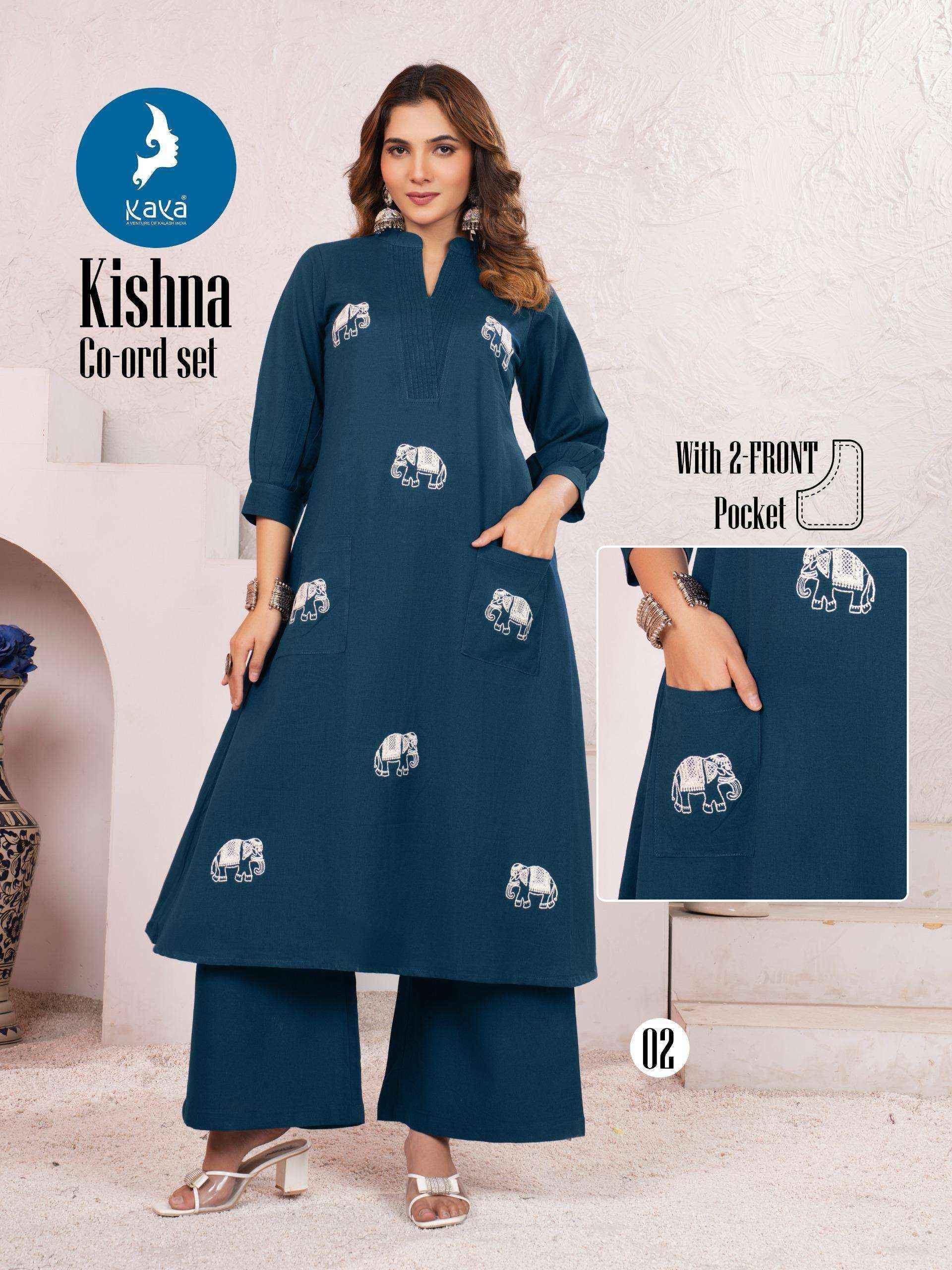Kaya Kishna Cotton Kurti With Bottom 4 pcs Catalogue