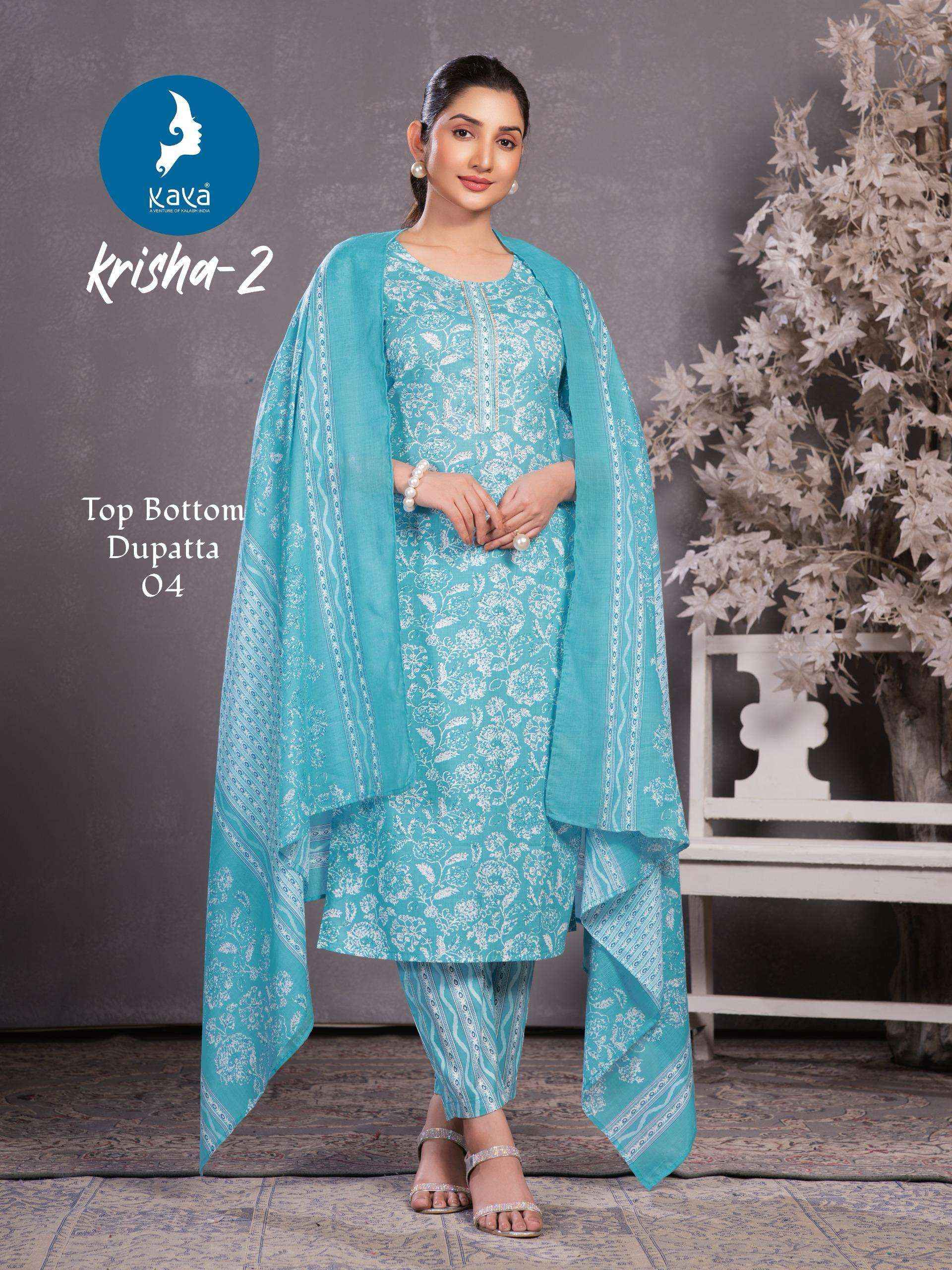 Kaya krisha vol 2 Cotton Kurti Combo 6 pcs Catalogue