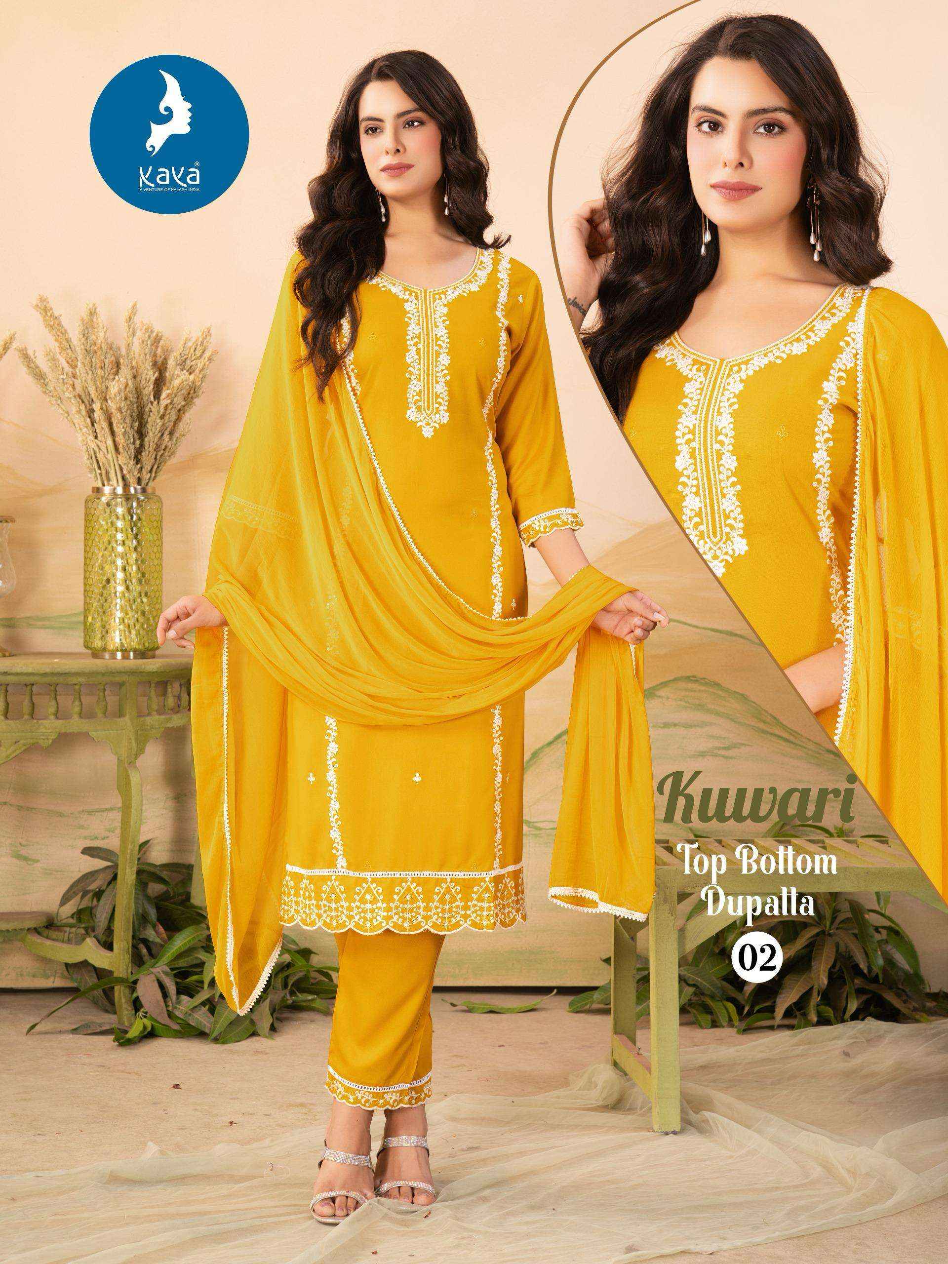 Kaya Kuwari Rayon Kurti Combo 6 pcs Catalogue