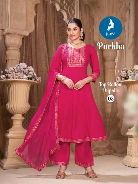 Kaya Purkha Rayon Kurti Combo 6 pcs Catalogue