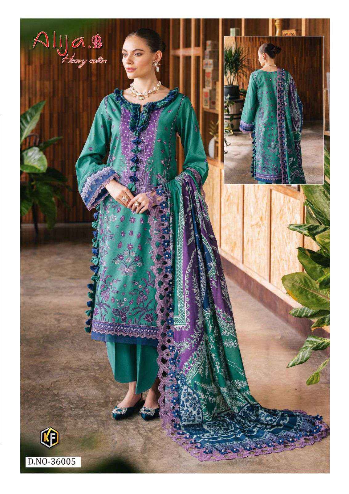Keval Fab Alija B Vol 36 Cotton Dress Material 6 pcs Catalogue