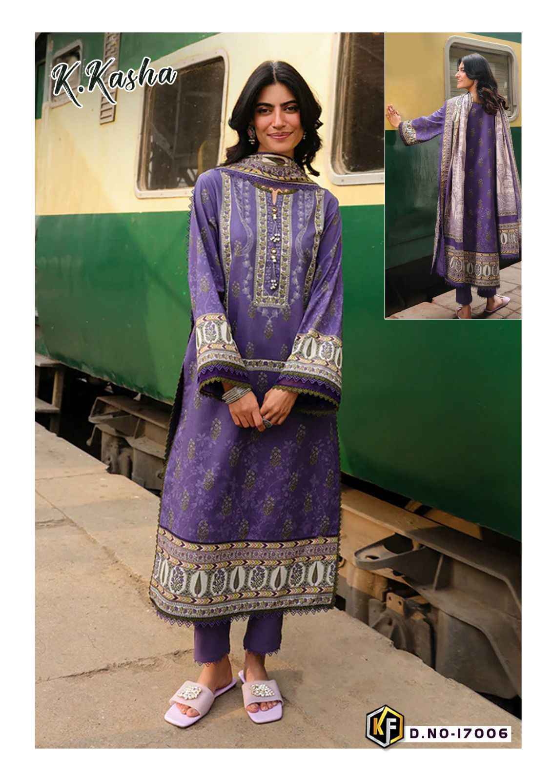 Keval Fab K Kasha Vol 17 Cotton Dress Material 6 pc Cataloge