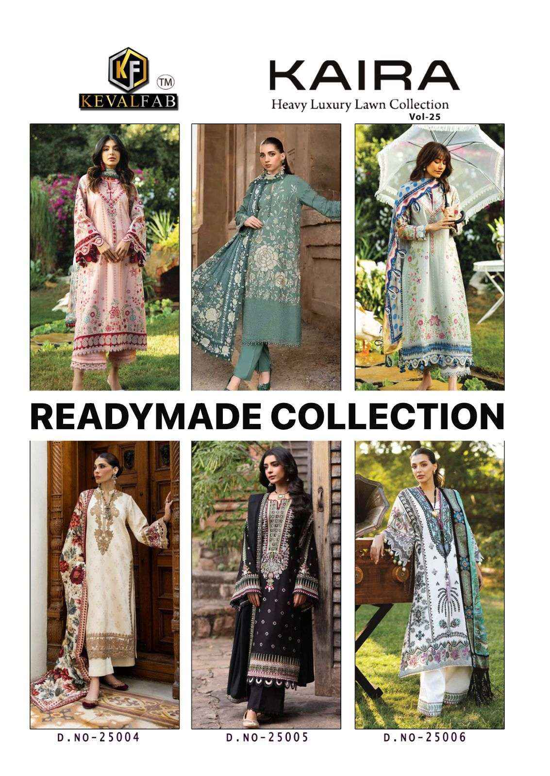 Keval Fab Kaira Vol 25 Readymade Cotton Dress Material 6 pcs Catalogue