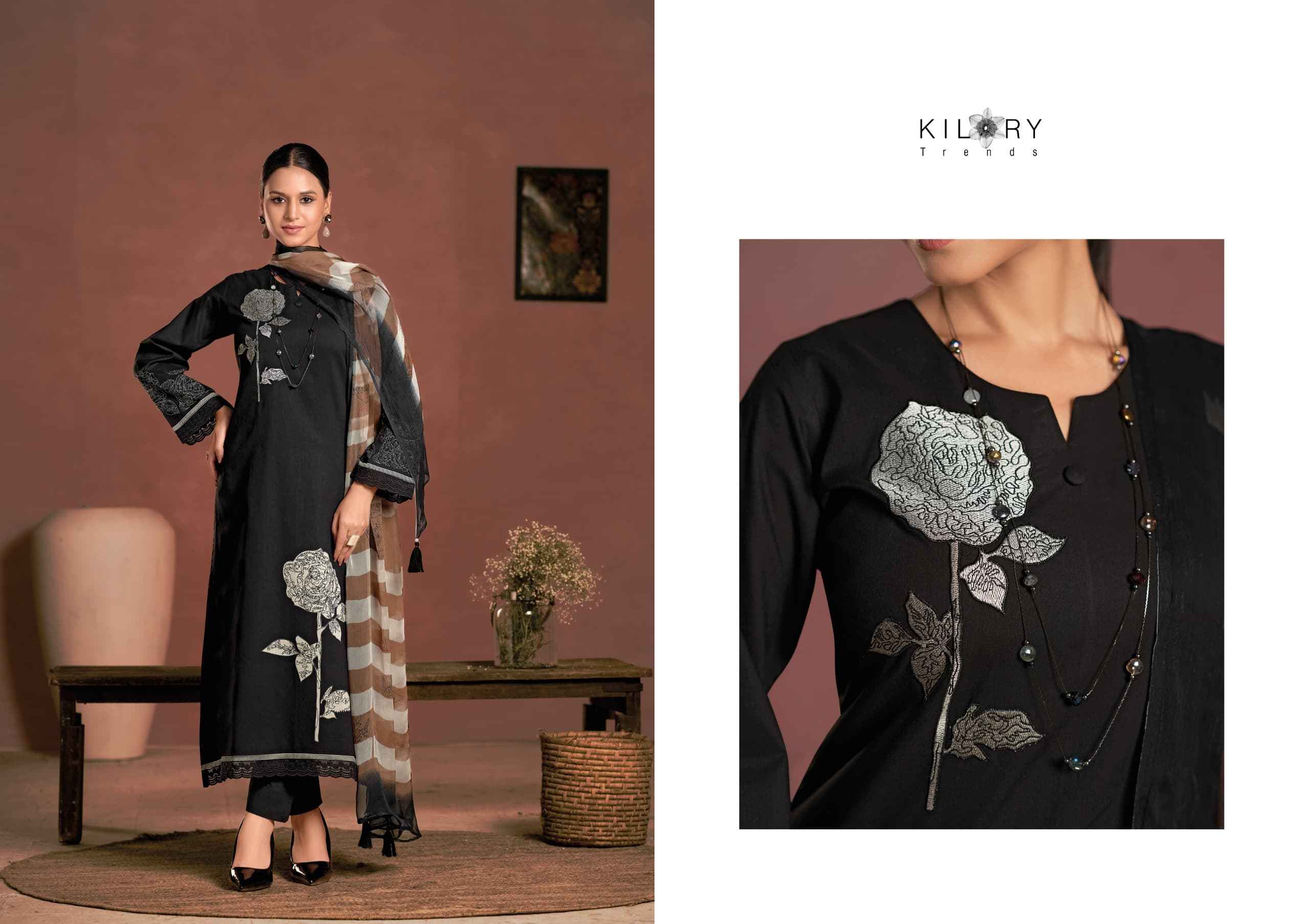 Kilory Trends Raisa Lawn Cotton Dress Material 3 pcs Catalogue