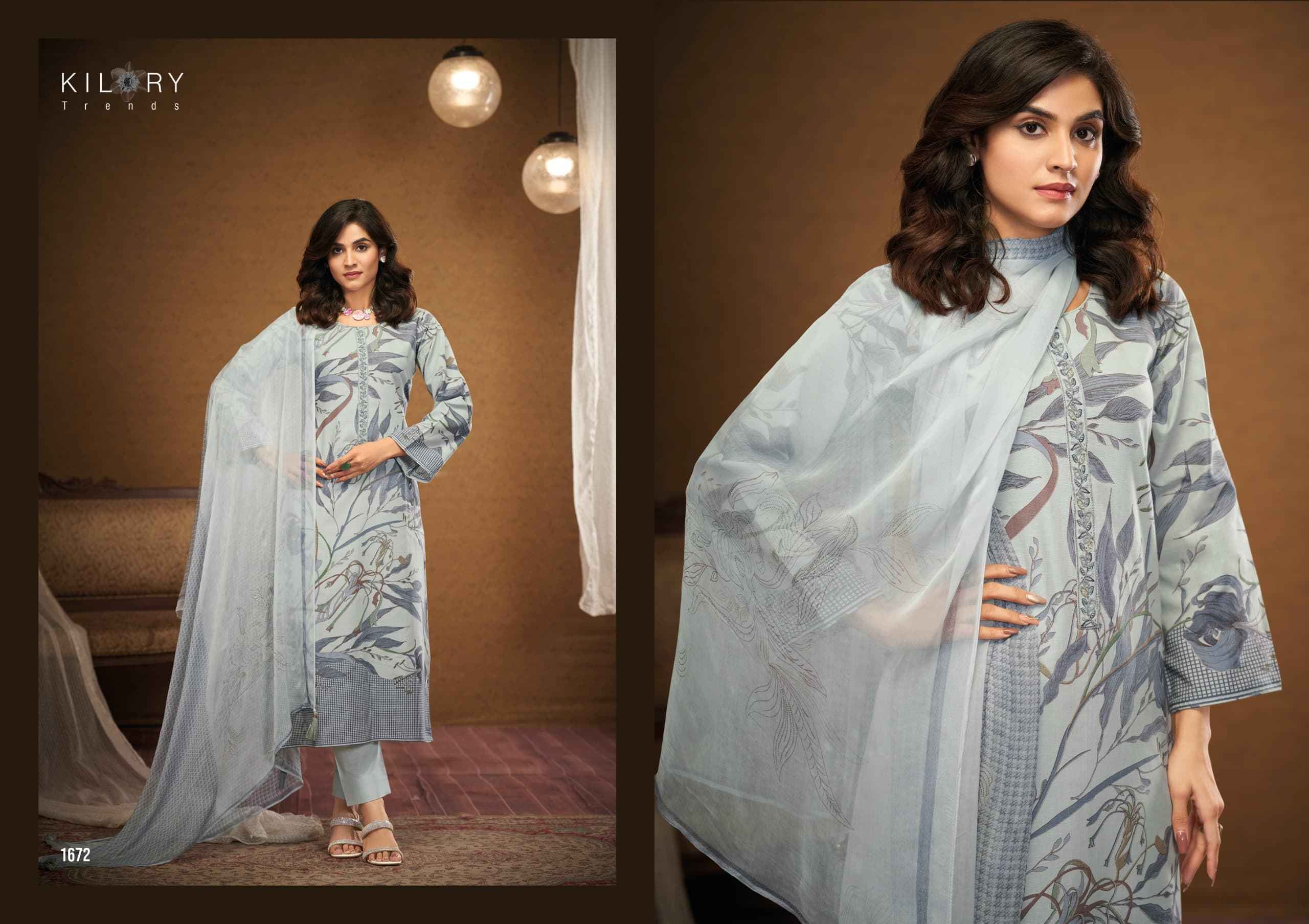 Kilory Trends Zainab Linene Cotton Dress Material 4 pcs Catalogue