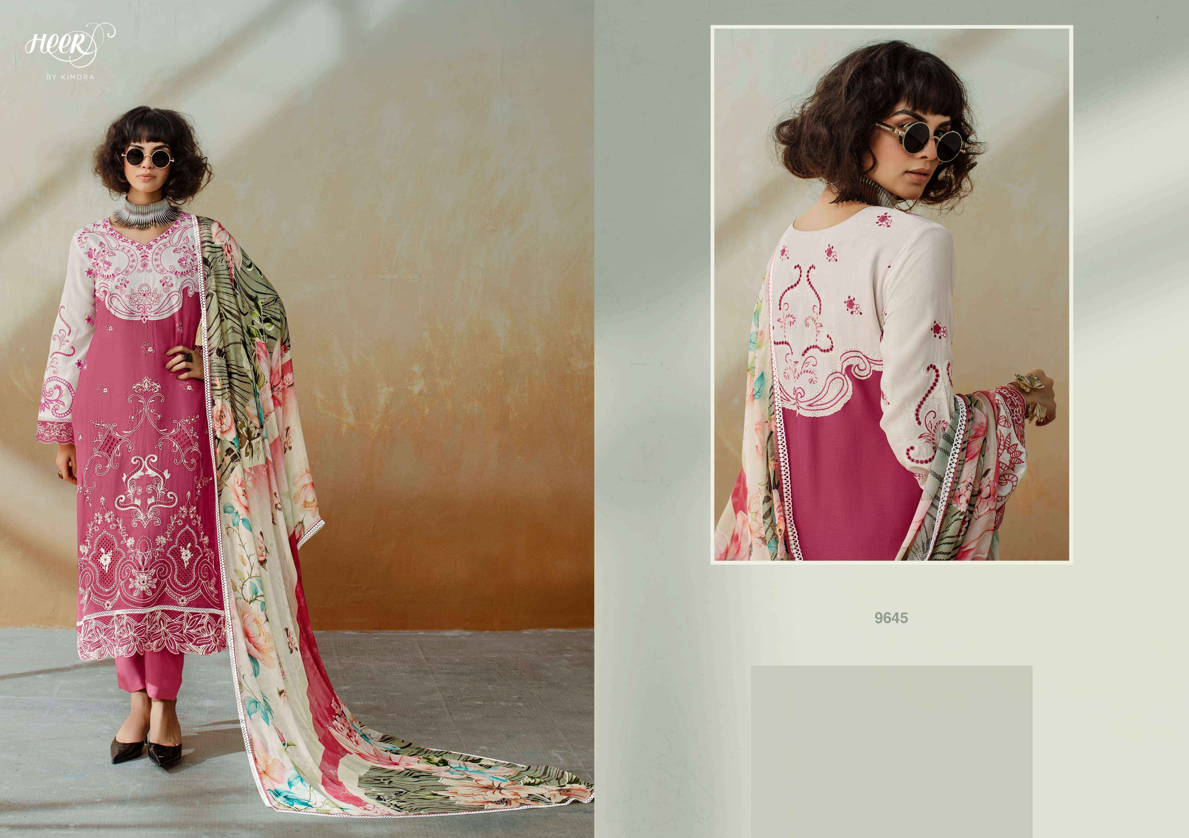 Kimora Heer Chic Vol 208 Musline Dress Material 6 pcs Catalogue
