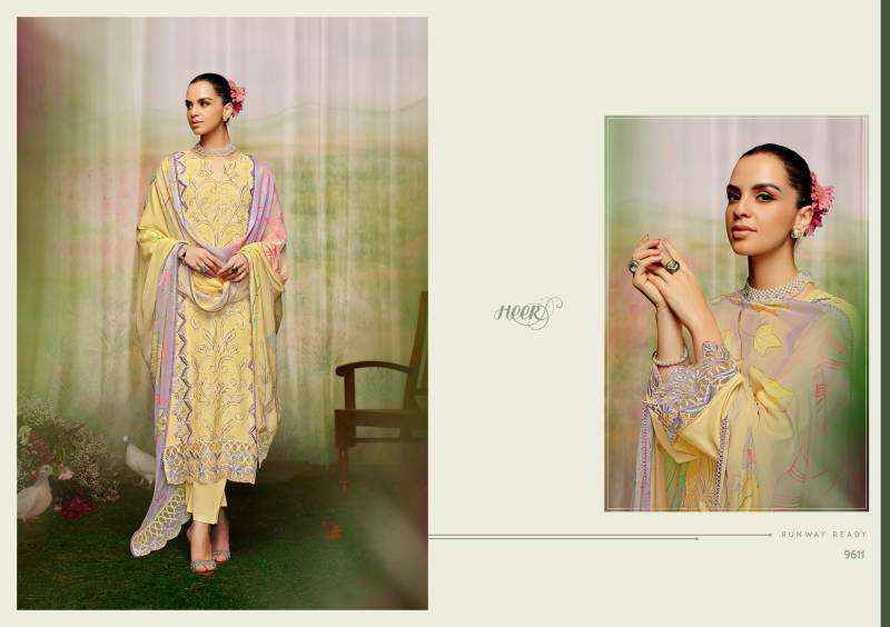 Kimora Heer Mariyam Musline Dress Material 6 pcs Catalogue