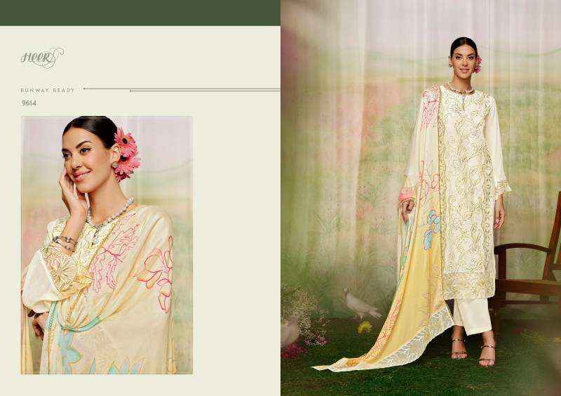 Kimora Heer Mariyam Musline Dress Material 6 pcs Catalogue