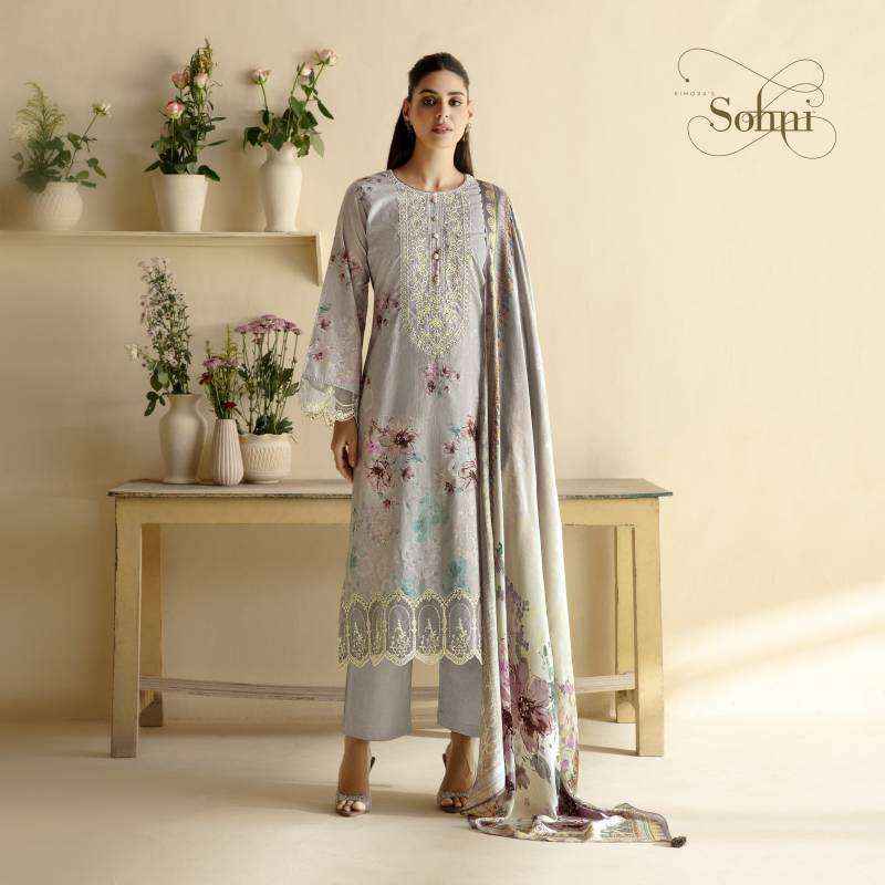 Kimora Sohni Rare Vol 21 Lawn Cotton Dress Material 4 pcs Catalogue