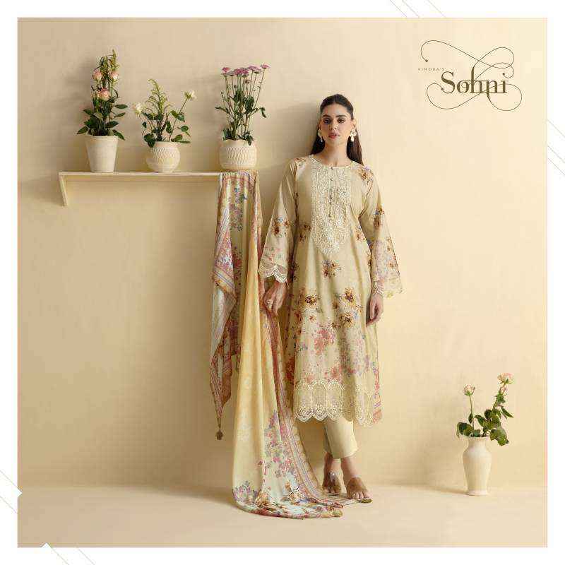 Kimora Sohni Rare Vol 21 Lawn Cotton Dress Material 4 pcs Catalogue