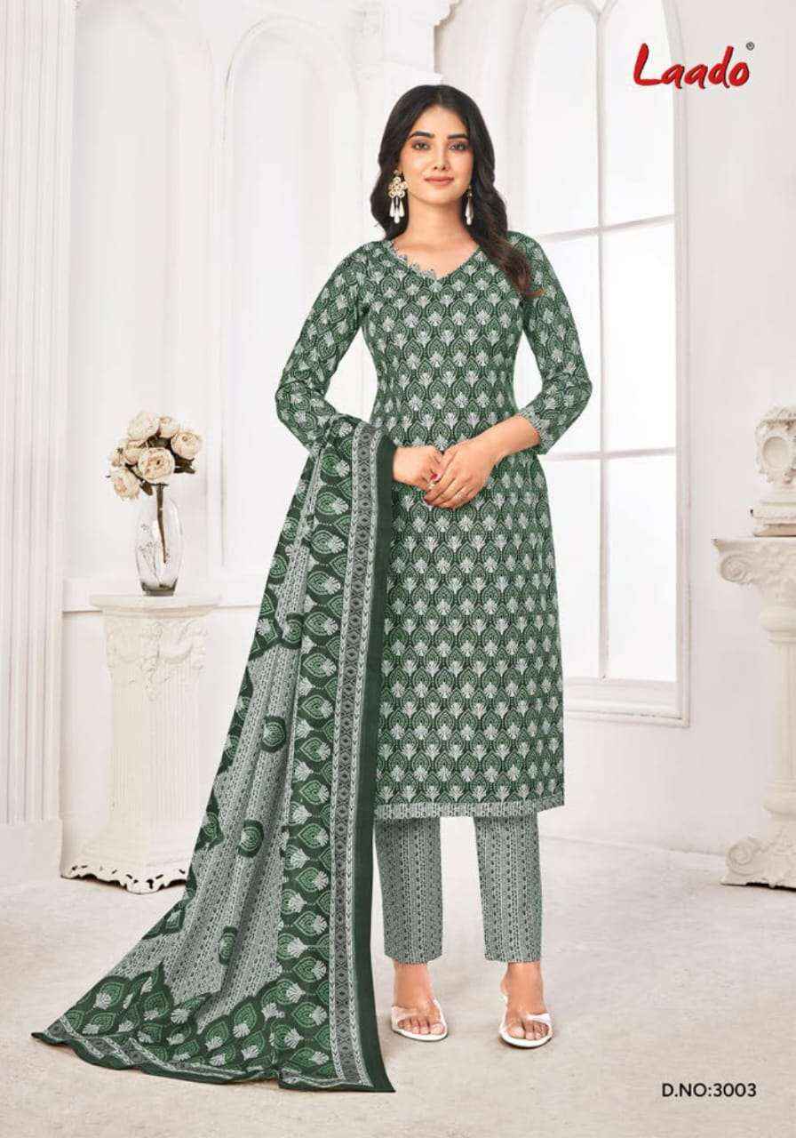 Laado Princess Vol 3 Cotton Dress Material 10 Pcs Catalog