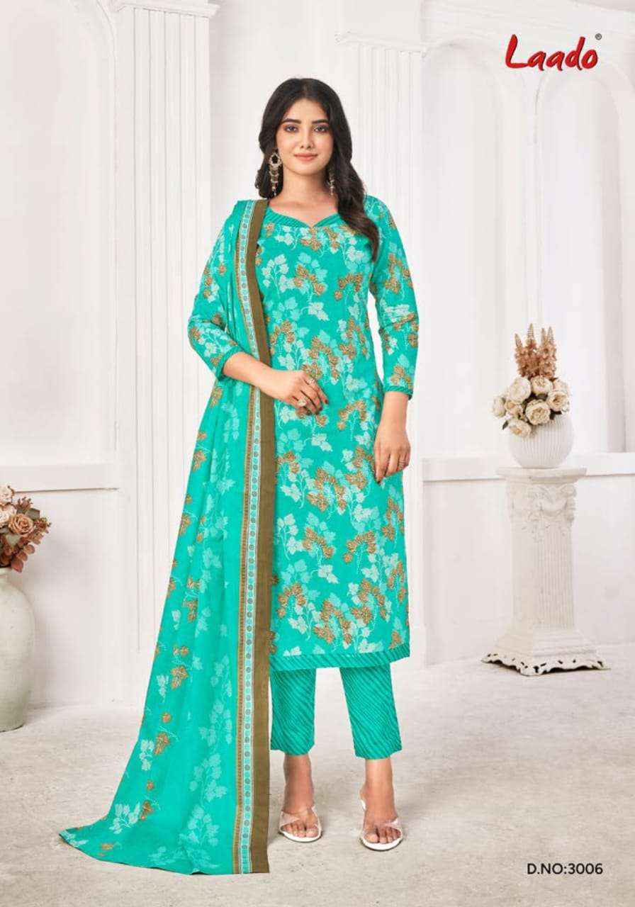 Laado Princess Vol 3 Cotton Dress Material 10 Pcs Catalog