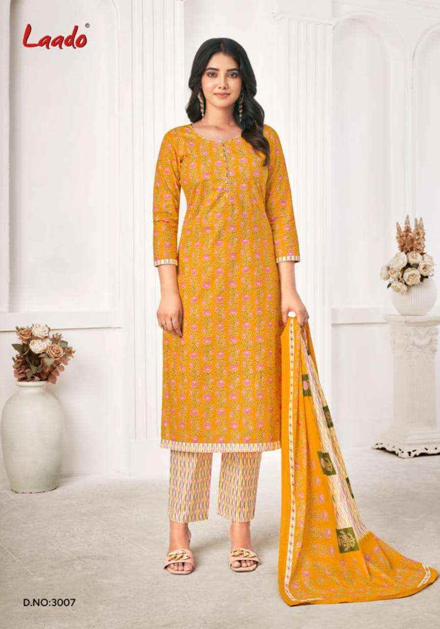 Laado Princess Vol 3 Cotton Dress Material 10 Pcs Catalog