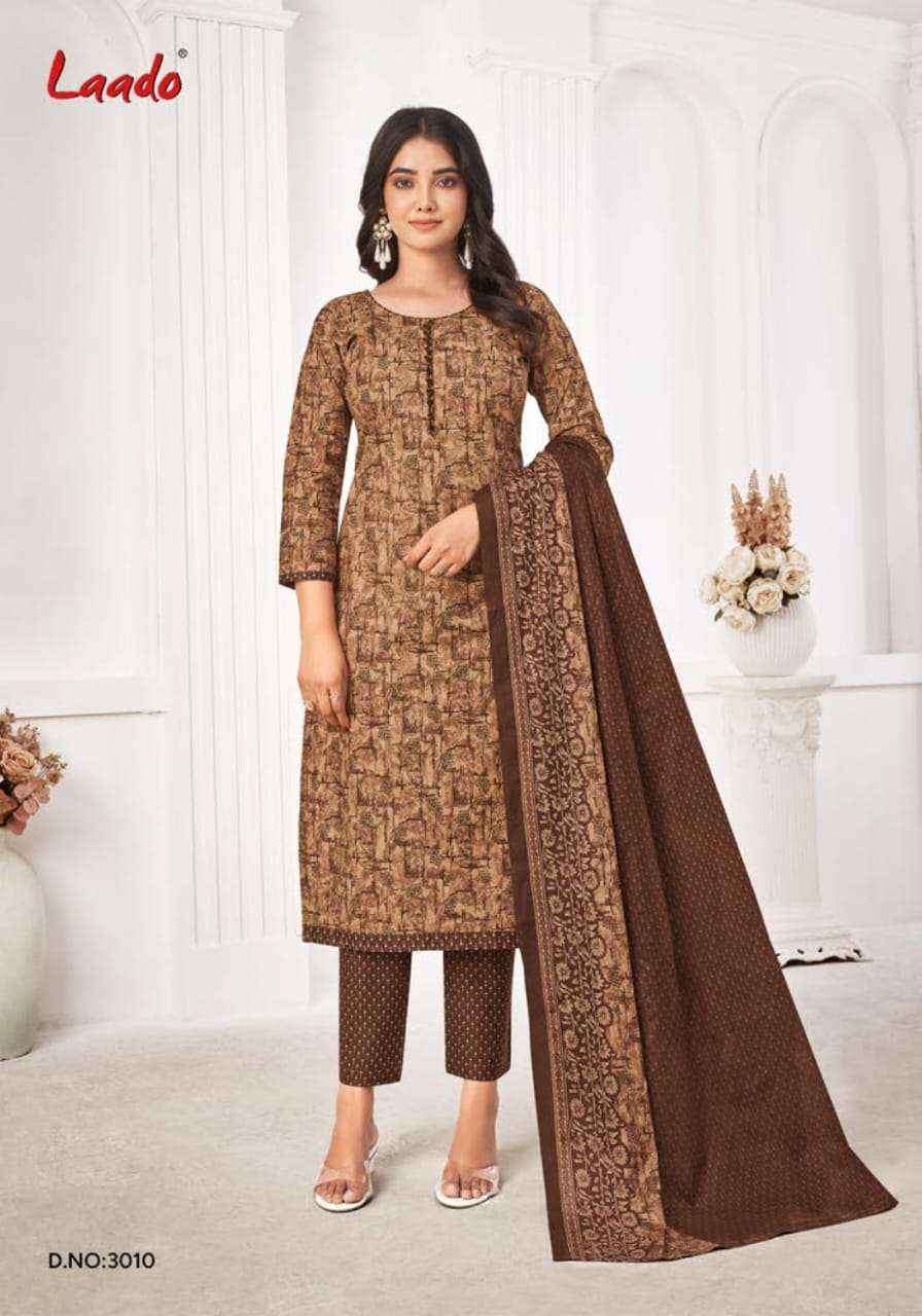 Laado Princess Vol 3 Cotton Dress Material 10 Pcs Catalog