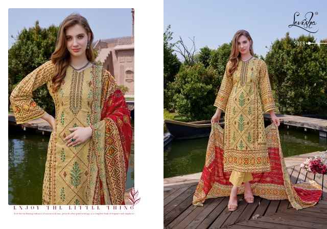 Levisha Madhubala Vol 5 Cambric Cotton Dress Material 8 pcs Catalogue