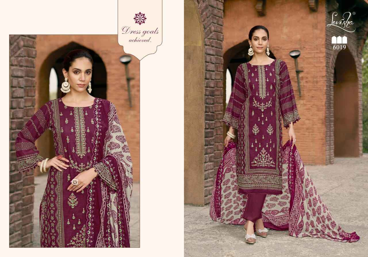 Levisha Madhubala Vol 6 Cambric Cotton Dress Material 8 pcs Catalogue