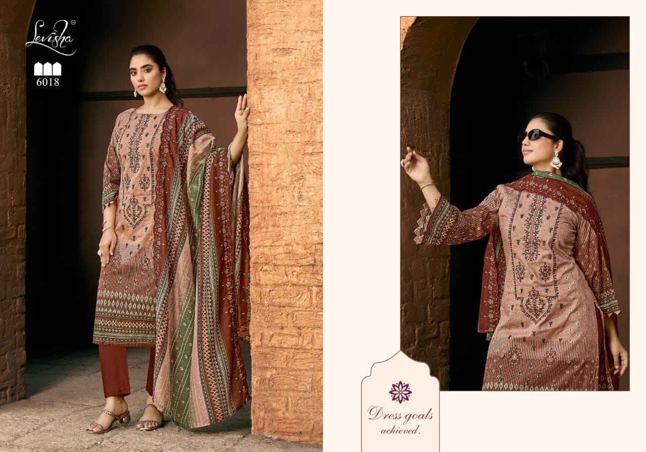 Levisha Madhubala Vol 6 Cambric Cotton Dress Material 8 pcs Catalogue