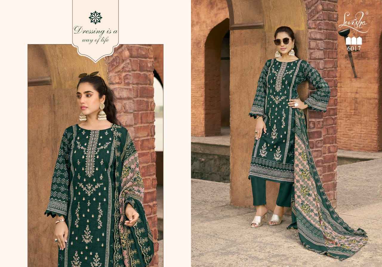 Levisha Madhubala Vol 6 Cambric Cotton Dress Material 8 pcs Catalogue