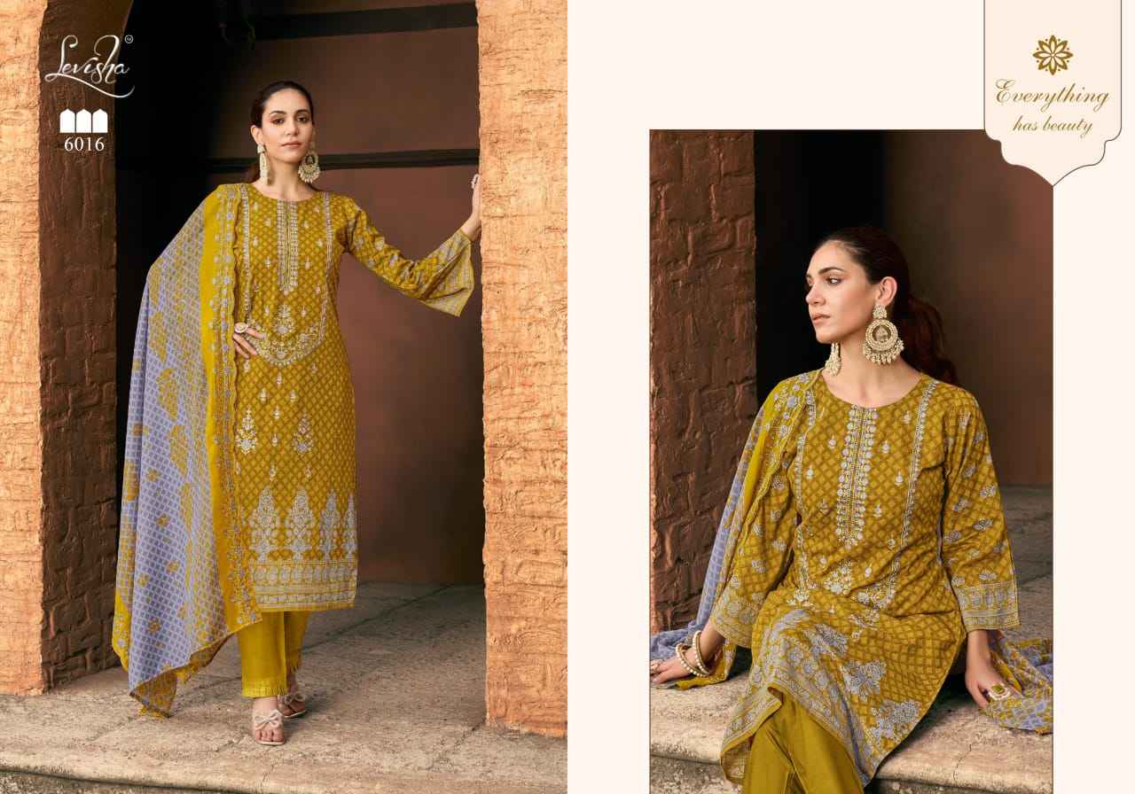 Levisha Madhubala Vol 6 Cambric Cotton Dress Material 8 pcs Catalogue