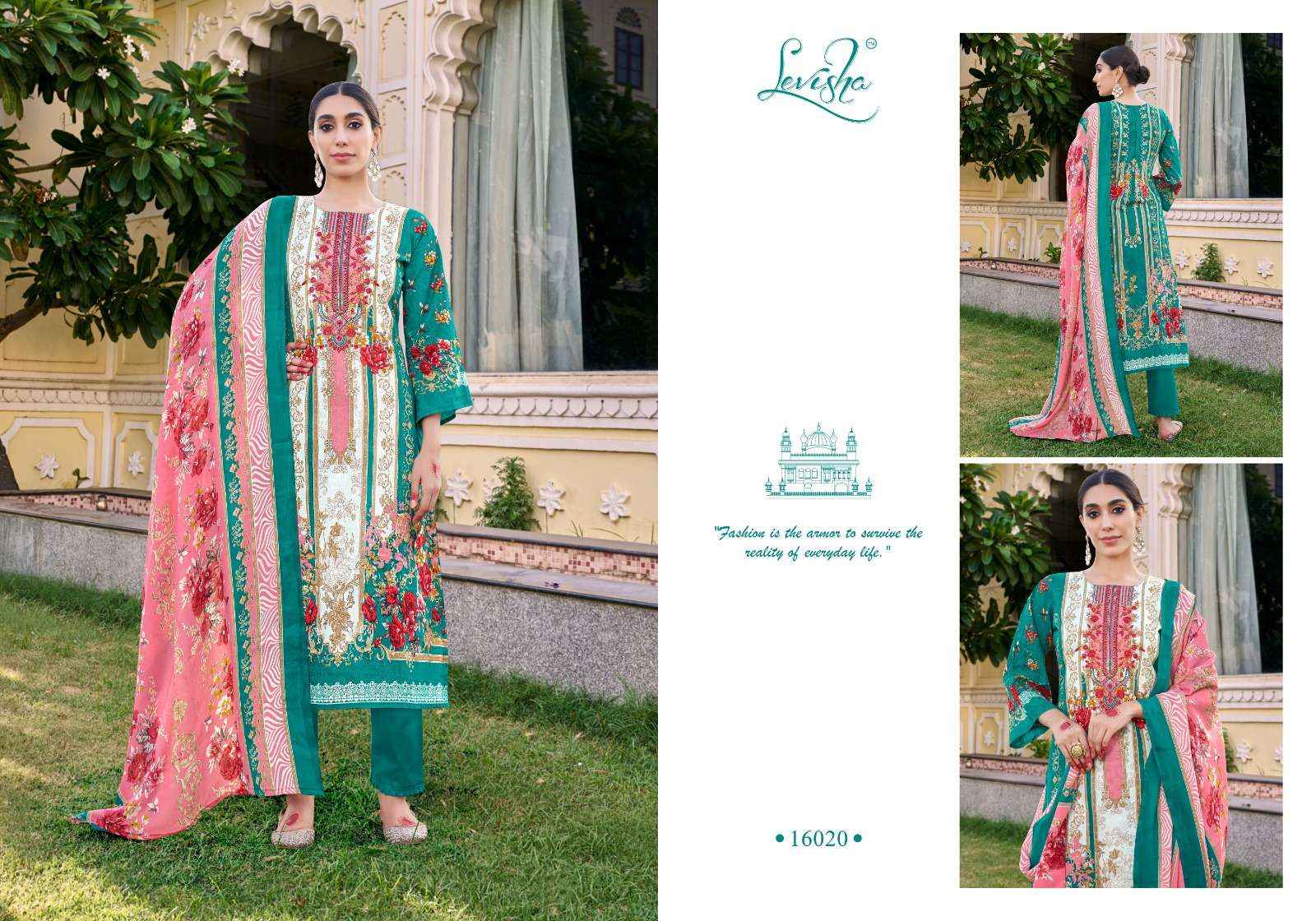 Levisha Naira Nx Vol 16 Cotton Dress Material 8 pcs Catalogue