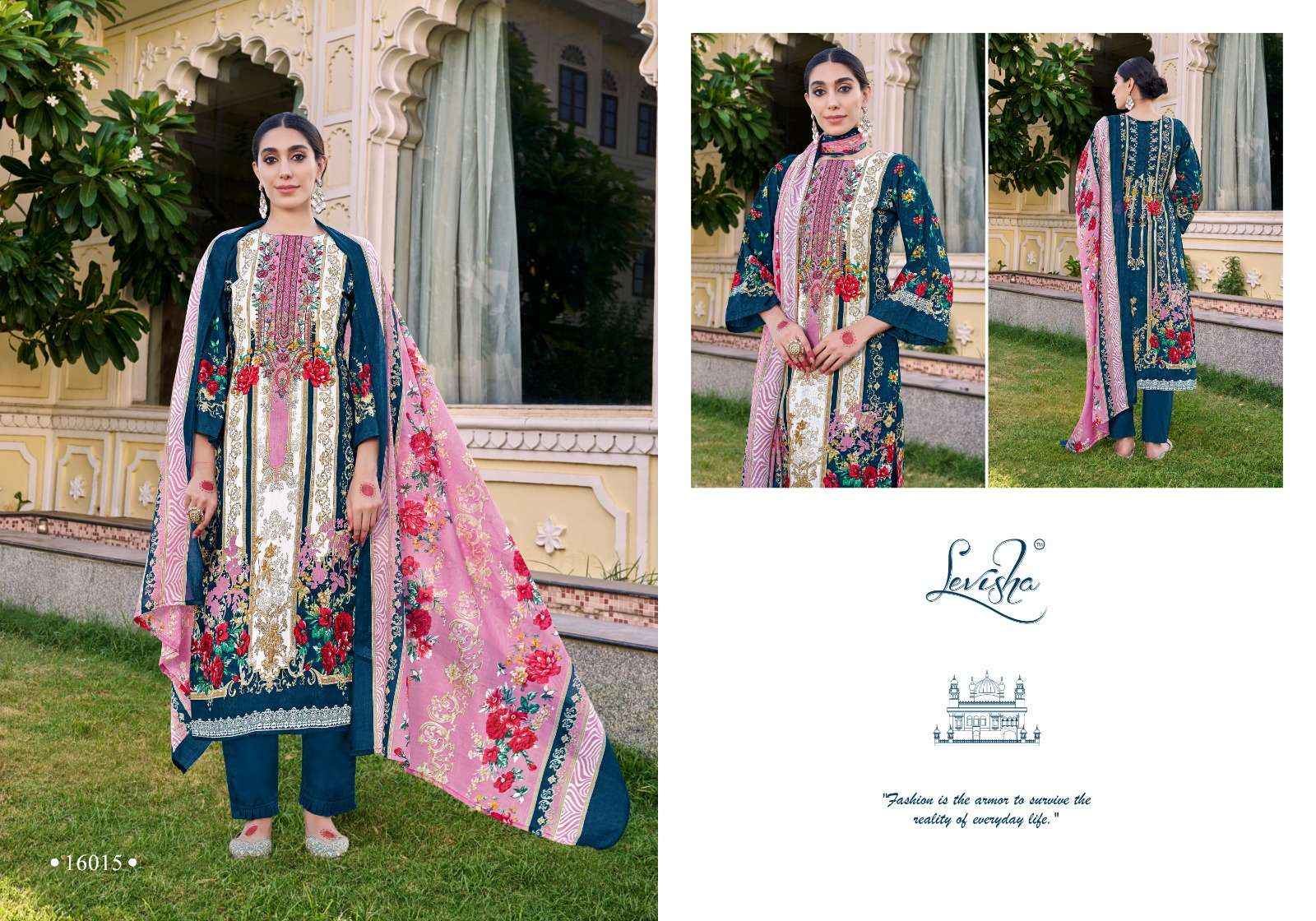 Levisha Naira Nx Vol 16 Cotton Dress Material 8 pcs Catalogue