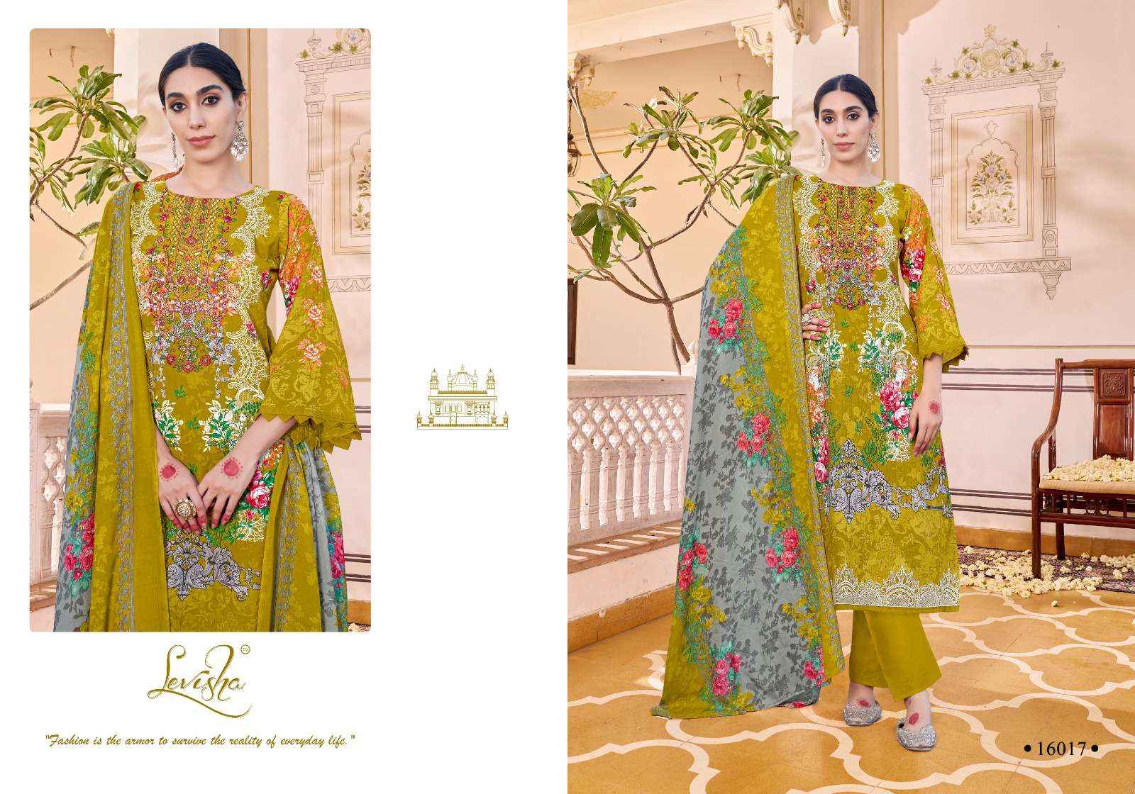 Levisha Naira Nx Vol 16 Cotton Dress Material 8 pcs Catalogue