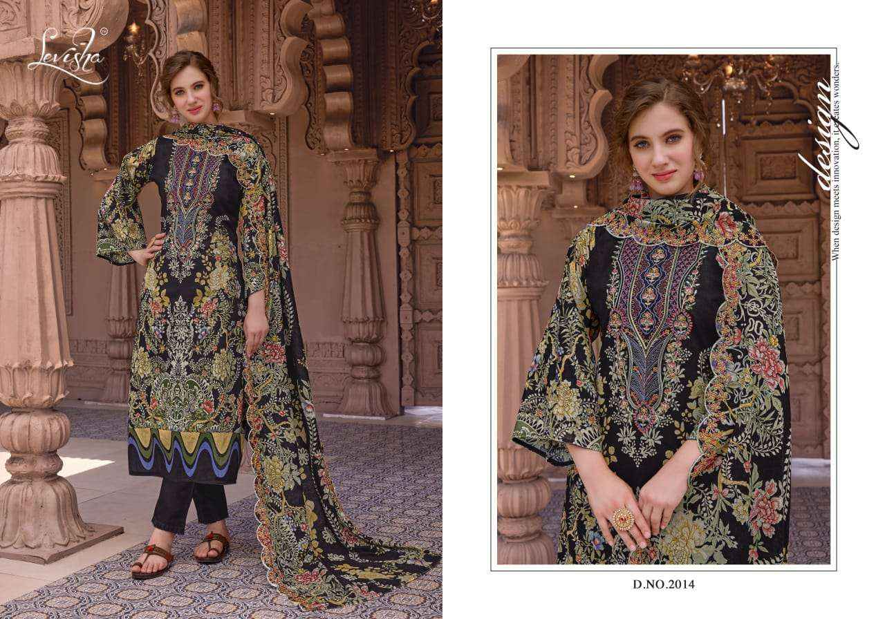 Levisha Nargis Nx Vol 2 Lawn Cotton Dress Material 6 pcs Catalogue