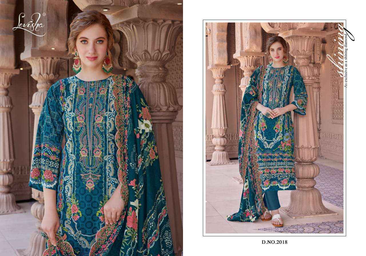 Levisha Nargis Nx Vol 2 Lawn Cotton Dress Material 6 pcs Catalogue
