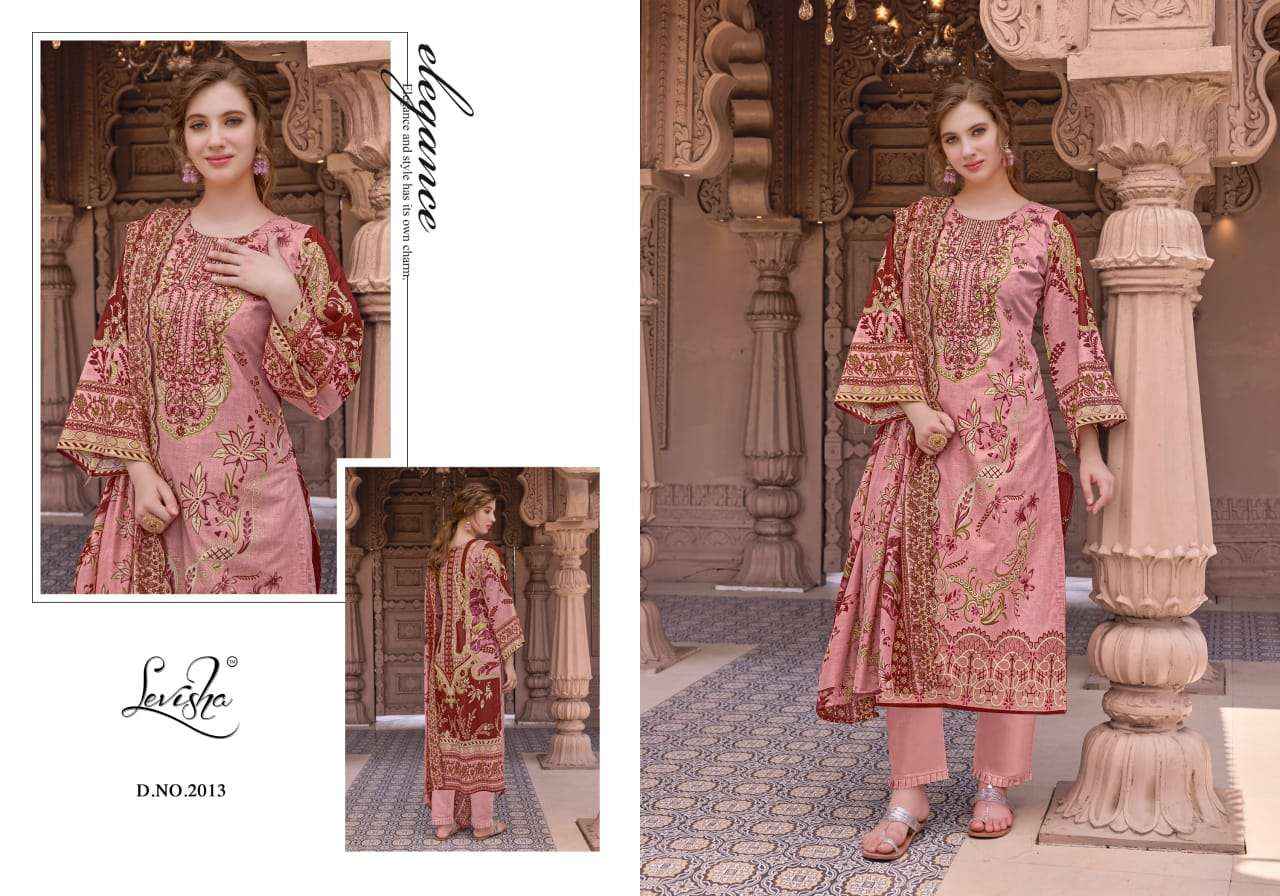 Levisha Nargis Nx Vol 2 Lawn Cotton Dress Material 6 pcs Catalogue