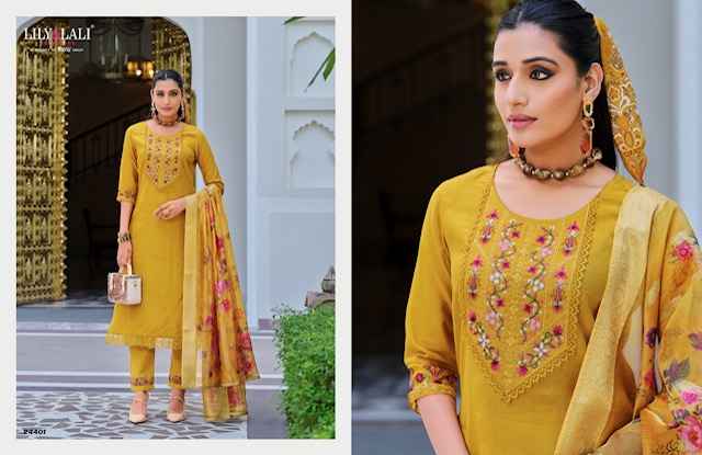 Lily & Lali Malvika Vol 3 Readymade Viscose Dress 6 pcs Catalogue