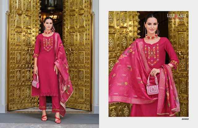 Lily & Lali Malvika Vol 3 Readymade Viscose Dress 6 pcs Catalogue
