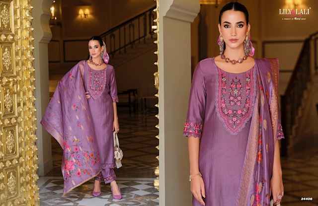 Lily & Lali Malvika Vol 3 Readymade Viscose Dress 6 pcs Catalogue