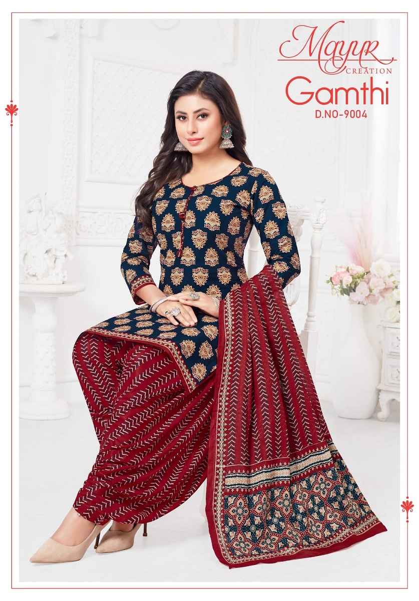 Mayur Creation Gamthi Vol 9 Cotton Dress Material 10 pcs Catalogue