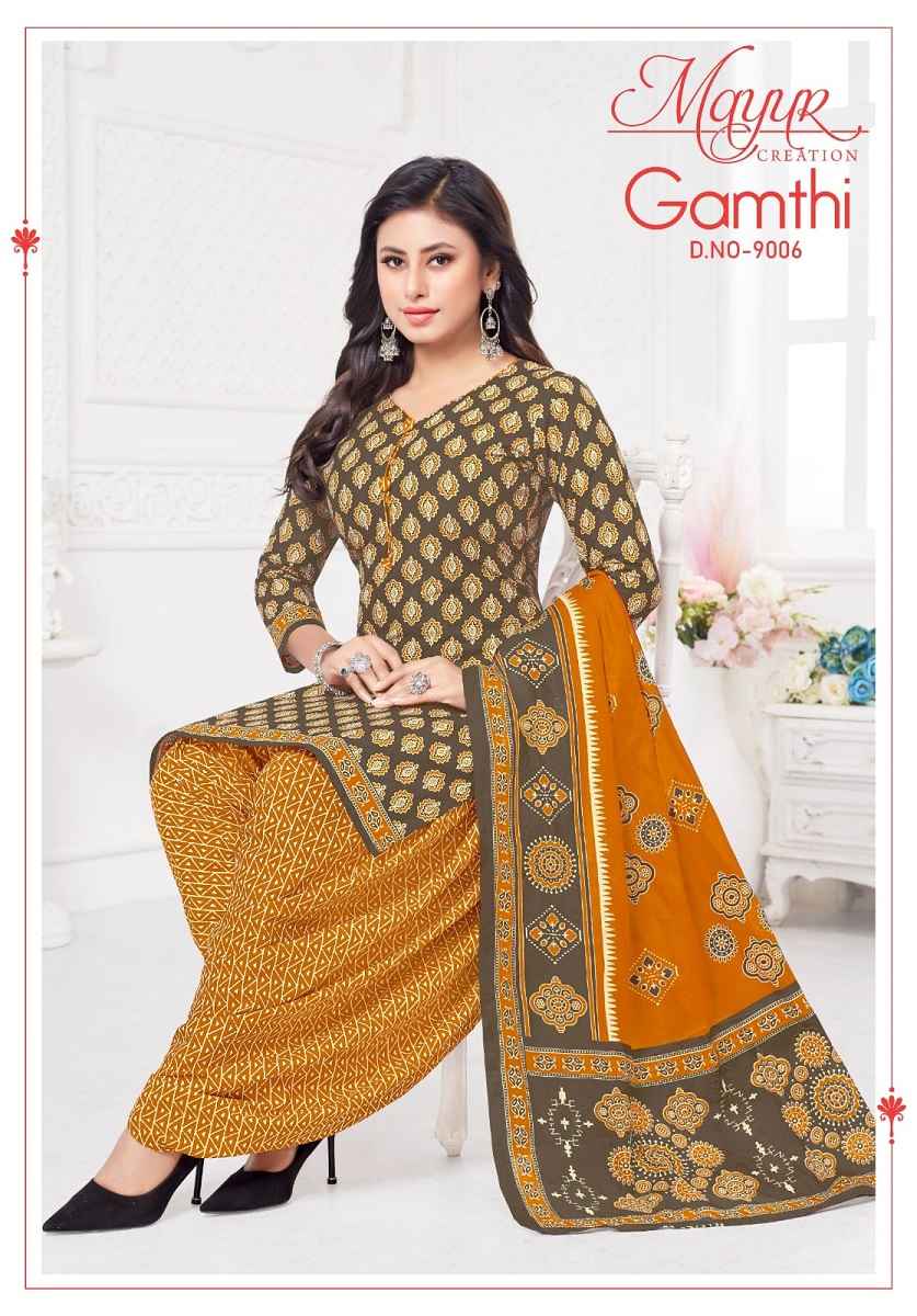 Mayur Creation Gamthi Vol 9 Cotton Dress Material 10 pcs Catalogue
