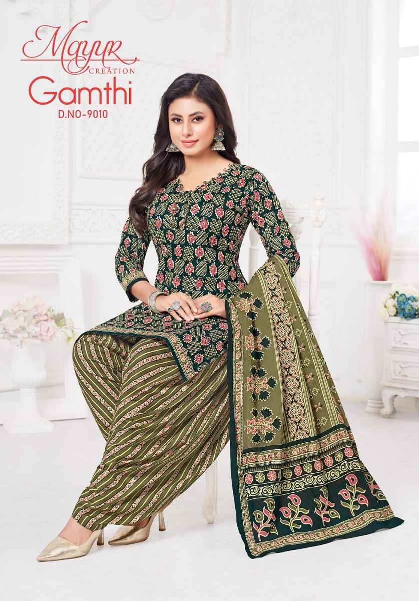 Mayur Creation Gamthi Vol 9 Cotton Dress Material 10 pcs Catalogue
