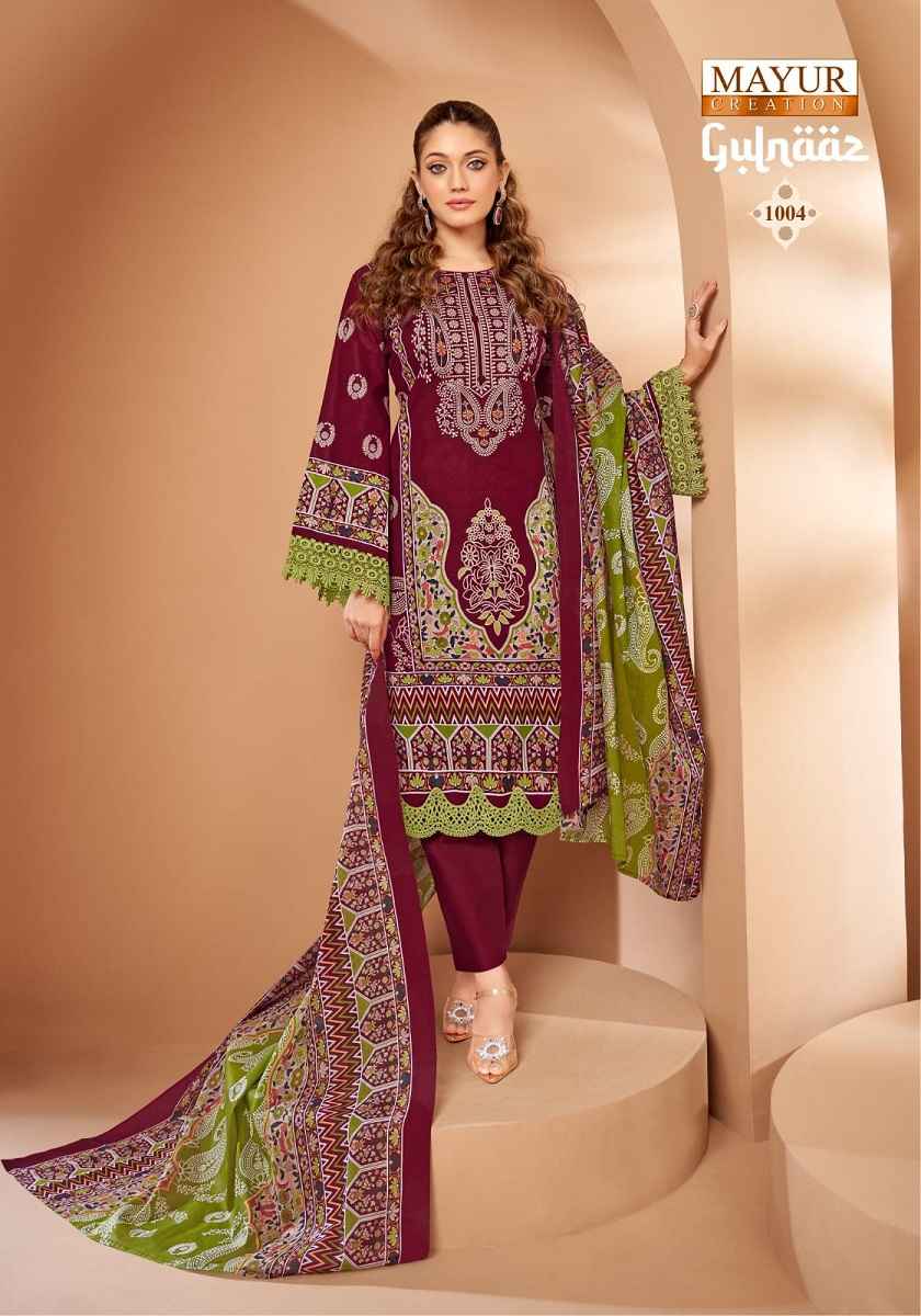 Mayur Creation Gulnaaz Vol 1 Cotton Dress Material 8 pcs Catalogue