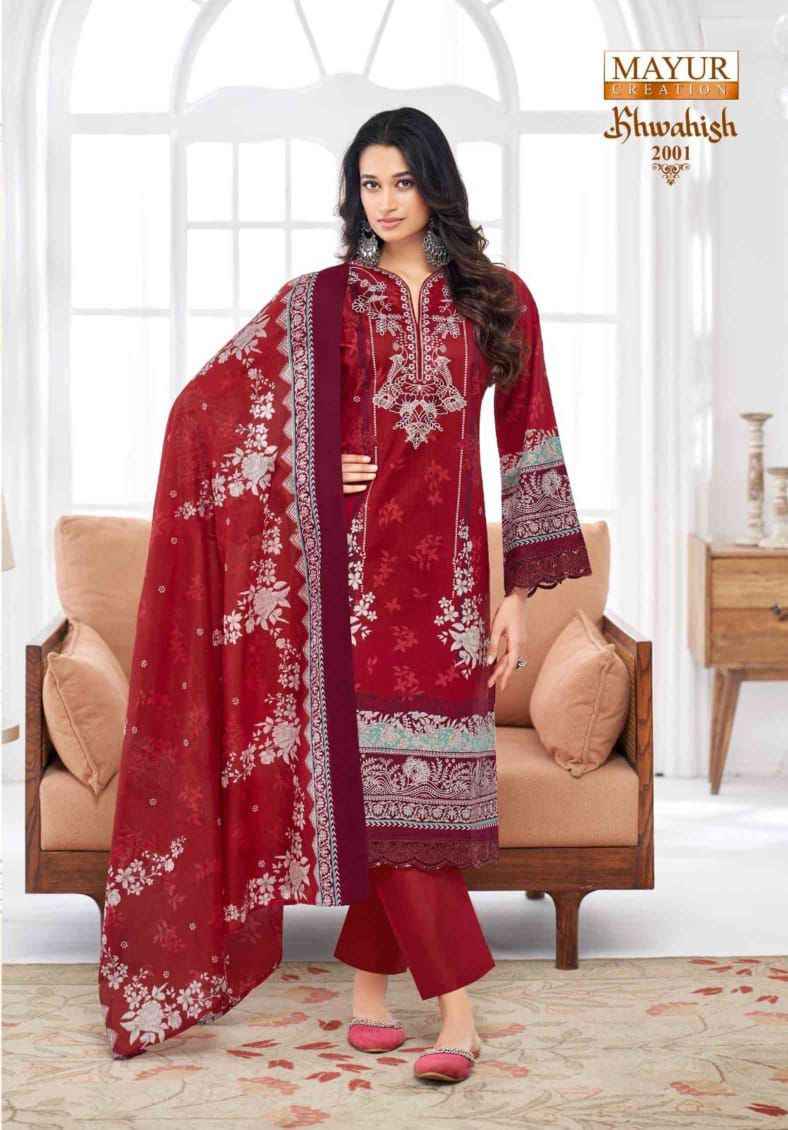 Mayur Creation Khwahish Vol 2 Lawn Cotton Dress Material 8 pcs Catalogue
