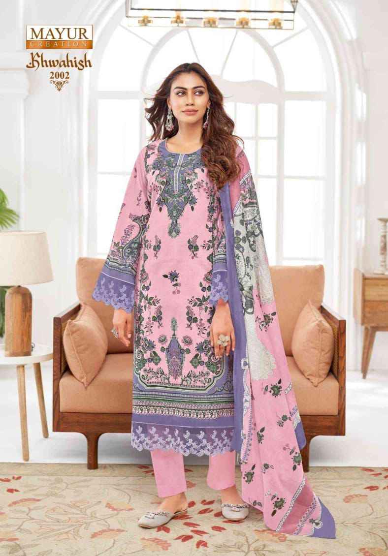 Mayur Creation Khwahish Vol 2 Lawn Cotton Dress Material 8 pcs Catalogue